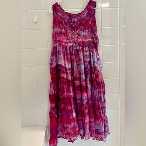 Gorgeous tie-dye cotton dress